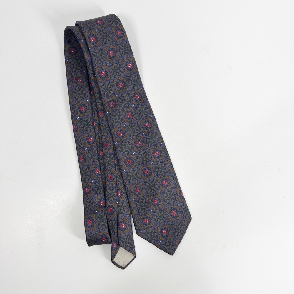 CHRISTIAN DIOR Patterned Silk Tie